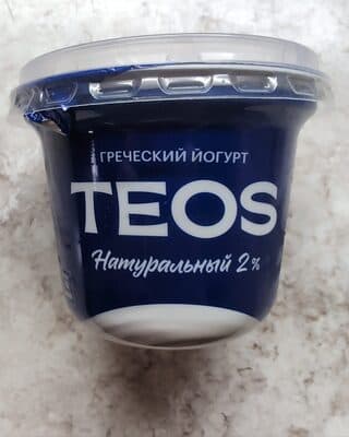 Греческий йогурт Натуральный 2% 250 г